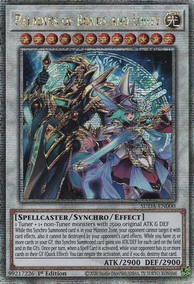 Paladins of Bonds and Unity Supreme Darkness Yu-Gi-Oh! card