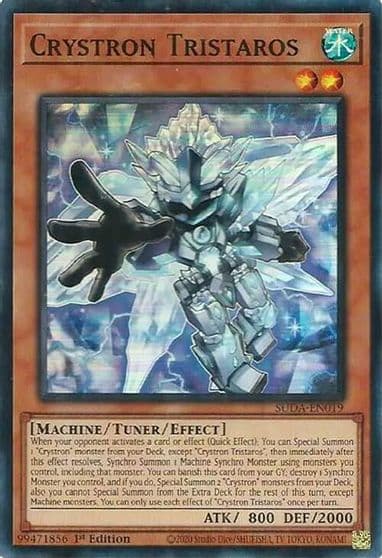 Crystron Tristaros Supreme Darkness Yu-Gi-Oh! card