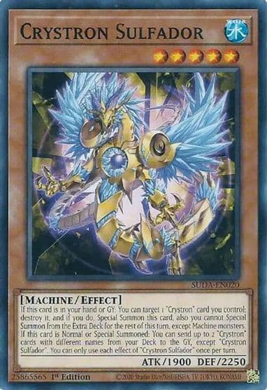 Crystron Sulfador Supreme Darkness Yu-Gi-Oh! card