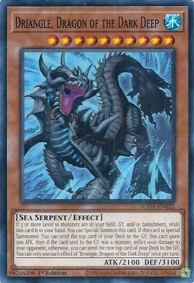 Driangle Dragon of the Dark Deep Supreme Darkness Yu-Gi-Oh! card