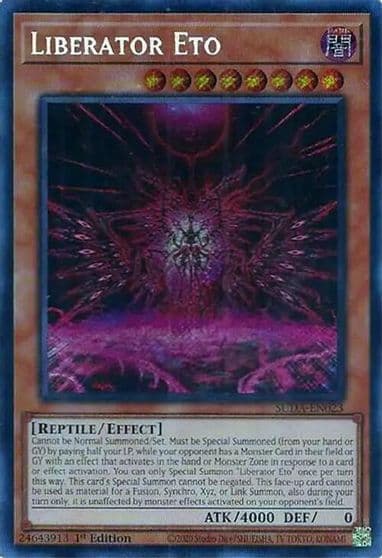 Liberator Eto Supreme Darkness Yu-Gi-Oh! card