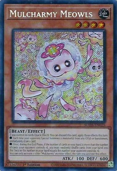 Mulcharmy Meowls Supreme Darkness Yu-Gi-Oh! card
