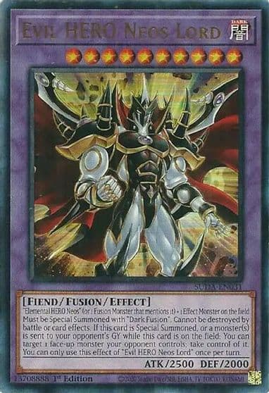 Evil HERO Neos Lord Supreme Darkness Yu-Gi-Oh! card