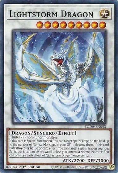 Lightstorm Dragon Supreme Darkness Yu-Gi-Oh! card