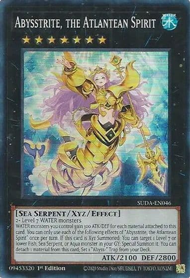 Abysstrite the Atlantean Spirit Supreme Darkness Yu-Gi-Oh! card