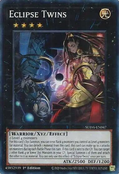 Eclipse Twins Supreme Darkness Yu-Gi-Oh! card