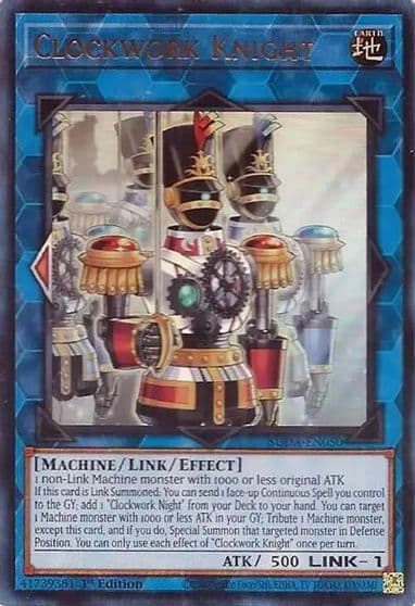 Clockwork Knight Supreme Darkness Yu-Gi-Oh! card