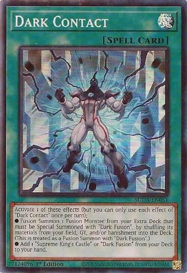 Dark Contact Supreme Darkness Yu-Gi-Oh! card