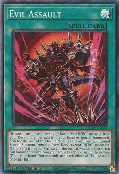 Evil Assault Supreme Darkness Yu-Gi-Oh! card