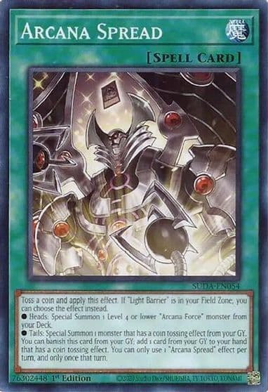 Arcana Spread Supreme Darkness Yu-Gi-Oh! card