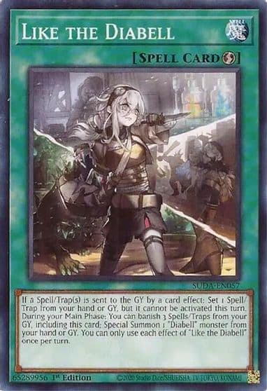 Like the Diabell Supreme Darkness Yu-Gi-Oh! card