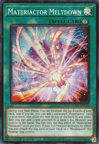 Materiactor Meltdown Supreme Darkness Yu-Gi-Oh! card