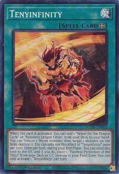 Tenyinfinity Supreme Darkness Yu-Gi-Oh! card
