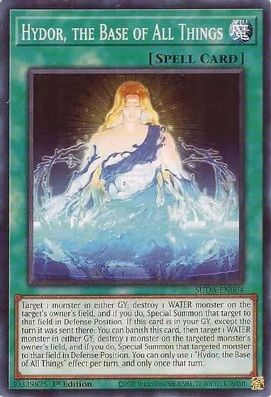 Hydor the Base of All Things Supreme Darkness Yu-Gi-Oh! card