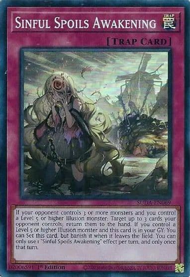 Sinful Spoils Awakening Supreme Darkness Yu-Gi-Oh! card