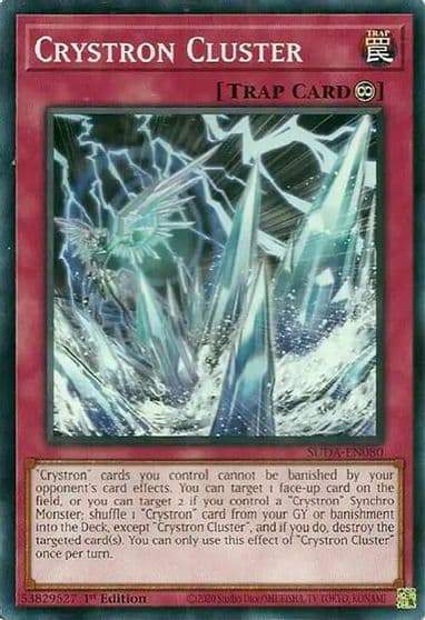 Crystron Cluster Supreme Darkness Yu-Gi-Oh! card
