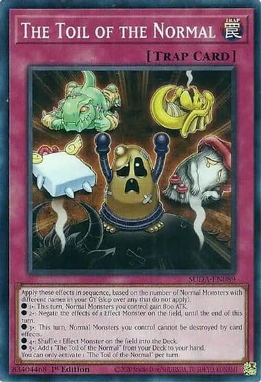 The Toil of the Normal Supreme Darkness Yu-Gi-Oh! card