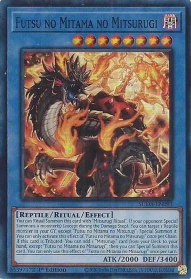 Futsu no Mitama no Mitsurugi Supreme Darkness Yu-Gi-Oh! card