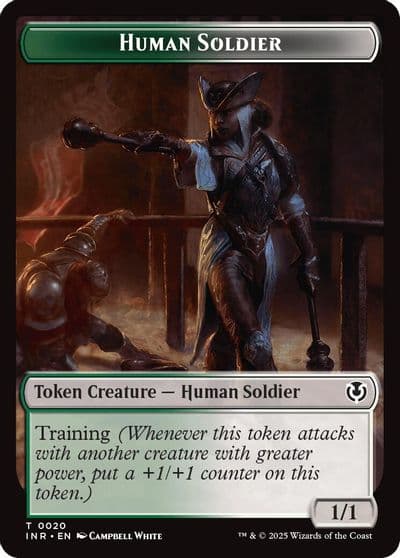 Human Soldier 0020 Emblem Tamiyo Field Researcher Double Sided Token Innistrad Remastered Magic card