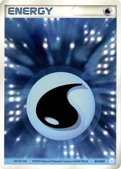 Basic Water Energy 013 015 Gift Box Mew - Lucario (Crawdaunt Quarter Deck) Pokemon card