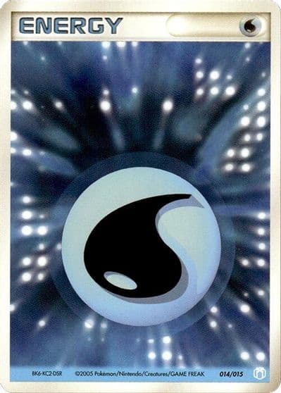 Basic Water Energy 014 015 Gift Box Mew - Lucario (Crawdaunt Quarter Deck) Pokemon card