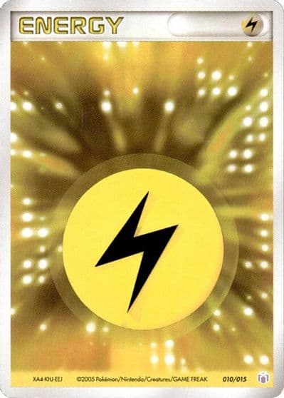 Basic Lightning Energy Gift Box Mew - Lucario (Mew Quarter Deck) Pokemon card