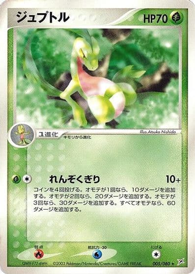 Grovyle Magma VS Aqua: Two Ambitions Pokemon card