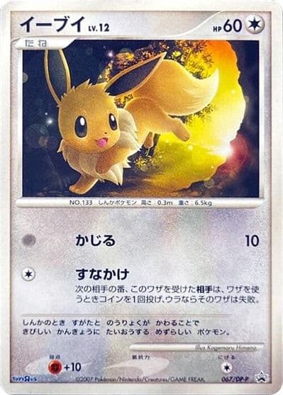 Eevee DP-P Promotional cards Pokemon card