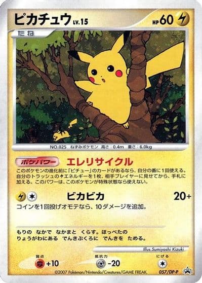Pikachu DP-P Promotional cards Pokemon card