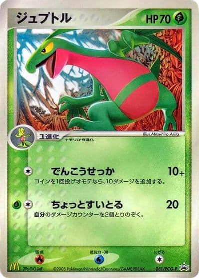 Grovyle PCG-P Promotional cards Pokemon card