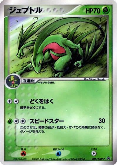 Grovyle Grass Quick Construction Pack Pokemon card