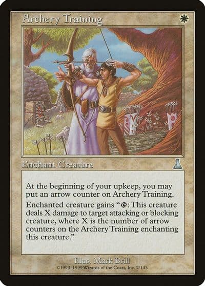 Archery Training Urza's Destiny Magic card