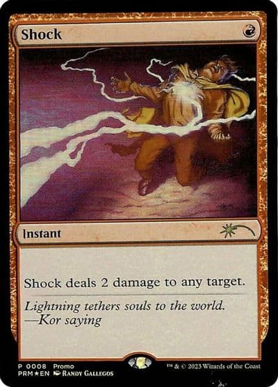 Shock Graphic Novel Insert Media Promos Magic card
