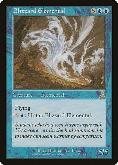 Blizzard Elemental Urza's Destiny Magic card