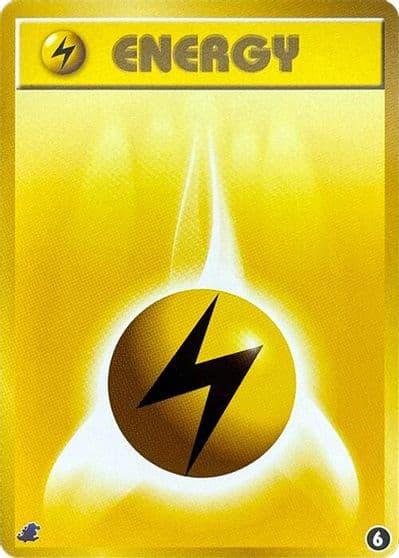 Basic Lightning Energy - 6 Intro Pack Neo (Totodile) Pokemon card