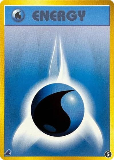 Basic Water Energy - 5 Intro Pack Neo (Totodile) Pokemon card