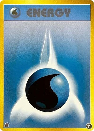 Basic Water Energy - 11 Intro Pack Neo (Totodile) Pokemon card