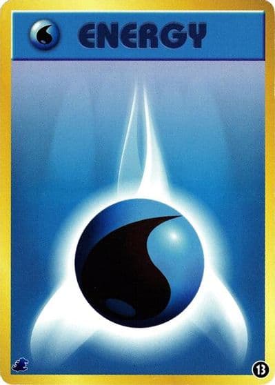 Basic Water Energy - 13 Intro Pack Neo (Totodile) Pokemon card