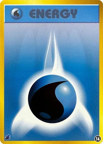 Basic Water Energy - 14 Intro Pack Neo (Totodile) Pokemon card