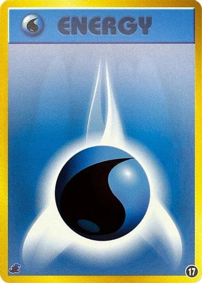 Basic Water Energy - 17 Intro Pack Neo (Totodile) Pokemon card