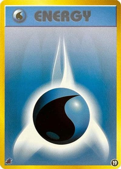 Basic Water Energy - 19 Intro Pack Neo (Totodile) Pokemon card