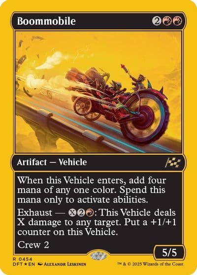 Boommobile First Place Foil Aetherdrift Magic card