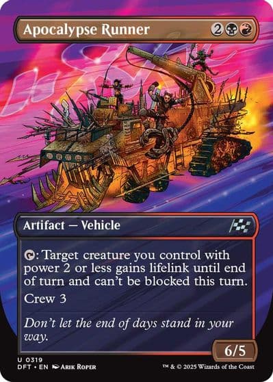 Apocalypse Runner Borderless Aetherdrift Magic card