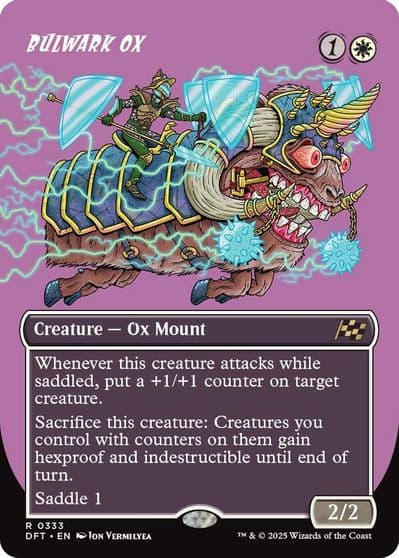 Bulwark Ox Borderless Aetherdrift Magic card