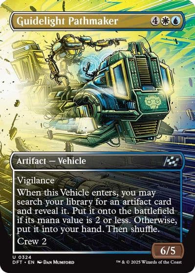 Guidelight Pathmaker Borderless Aetherdrift Magic card
