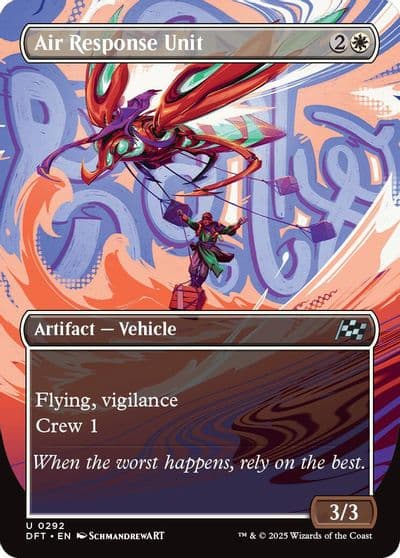 Air Response Unit Borderless Aetherdrift Magic card