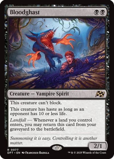 Bloodghast Aetherdrift Magic card