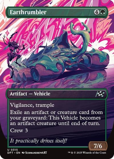 Earthrumbler Borderless Aetherdrift Magic card