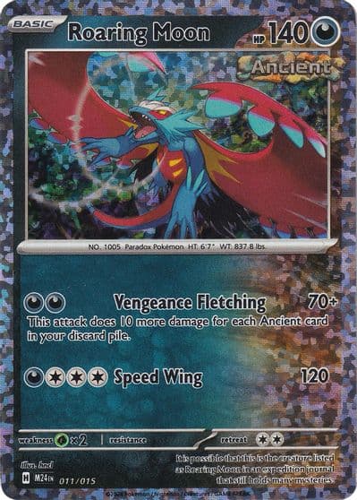 Roaring Moon McDonald's Promos 2024 Pokemon card