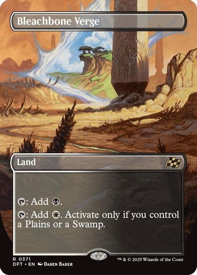 Bleachbone Verge Borderless Aetherdrift Magic card